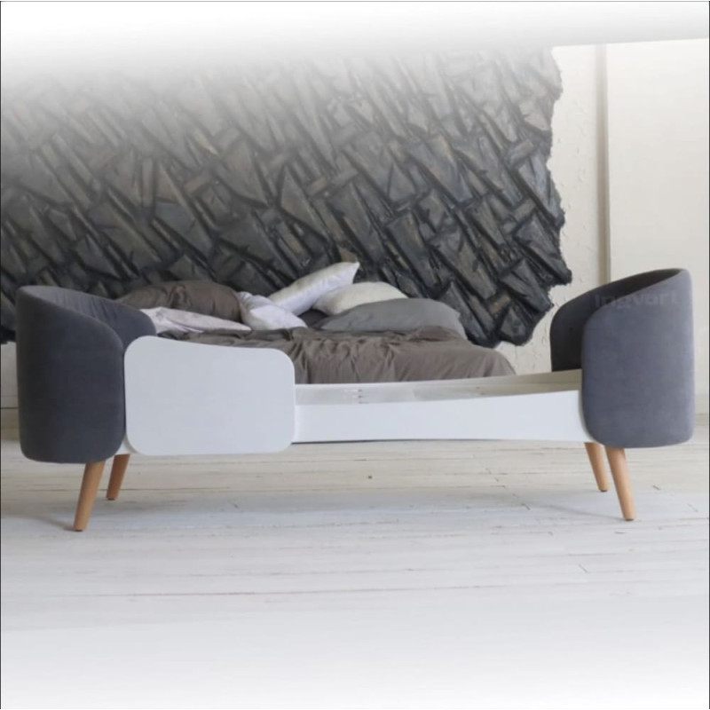 Ingvart apsauginis bortelis Fly lovai – baltos spalvos