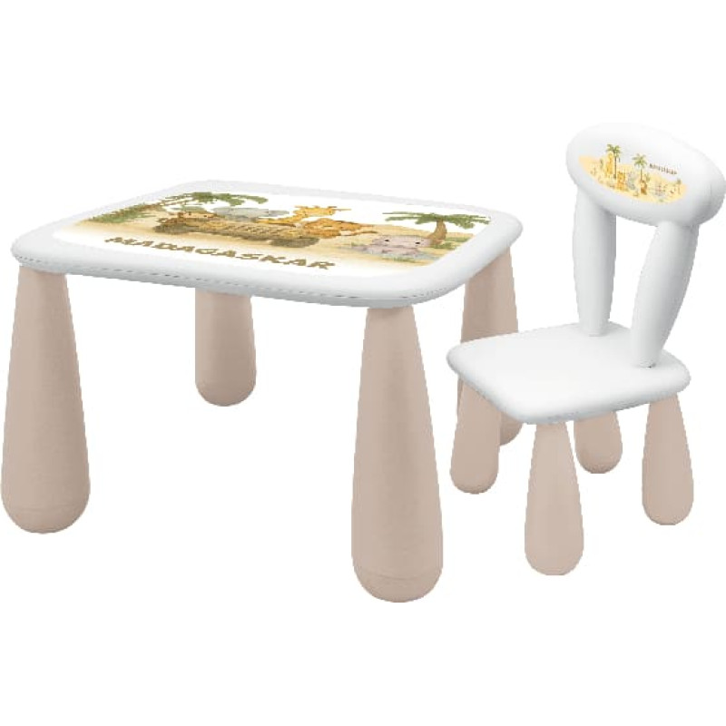 Maltex Nocnik z pozytywką Misiu brudny różowy