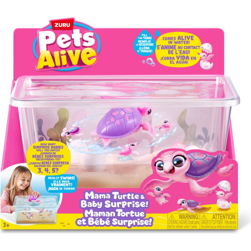 Pets Alive Interaktyvi vėžliukų mama su mažyliais