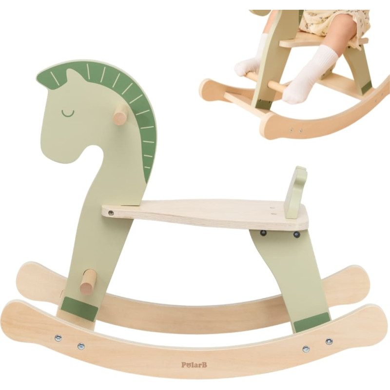 Viga Drewniany Konik na Biegunach