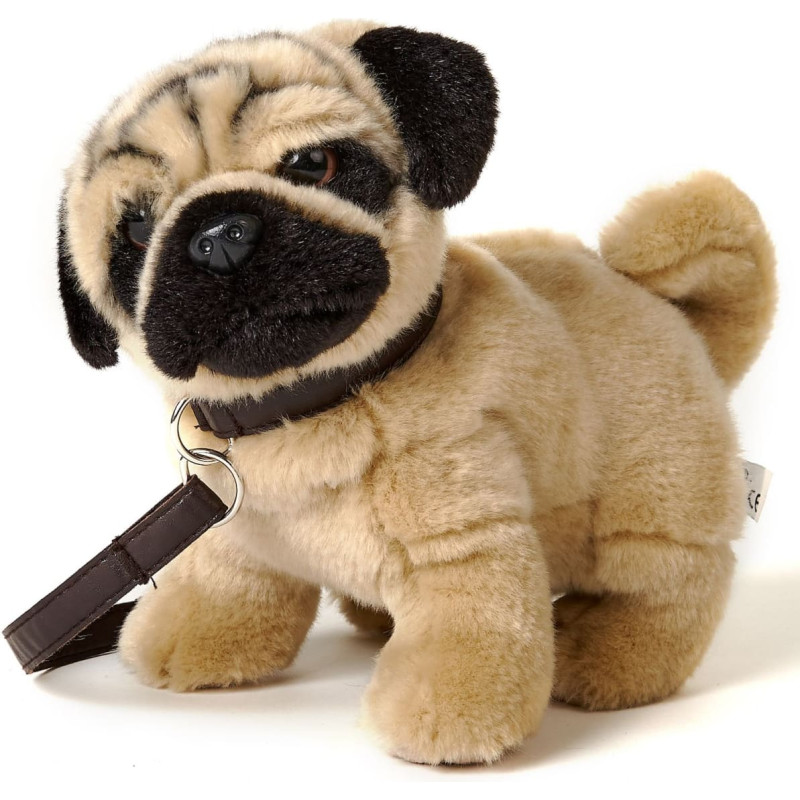 Uni-Toys pliušinė lėlė – Mopsas, 23 cm