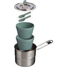 Stanley Ēdienu gatavošanas komplekts kempingā Stanley Wildfare Go Two Set 1.1L zilganpelēks/tumši pelēks