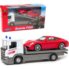 AUTO TRUCK SCANIA 1:57 + SAMOCHÓD 1:43