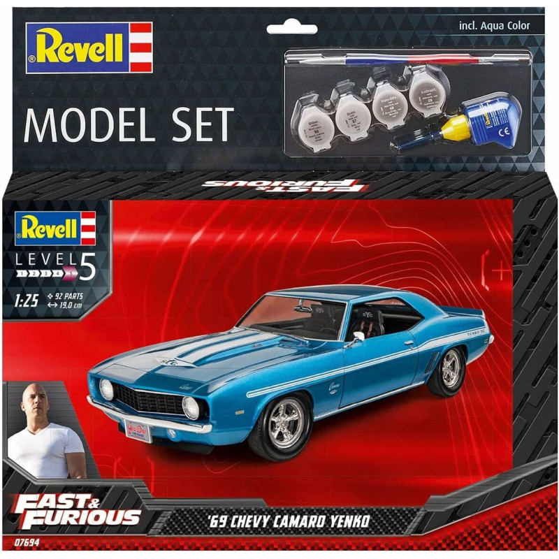 Revell H Model Set F&F 1969 Chevy Camaro Yenko
