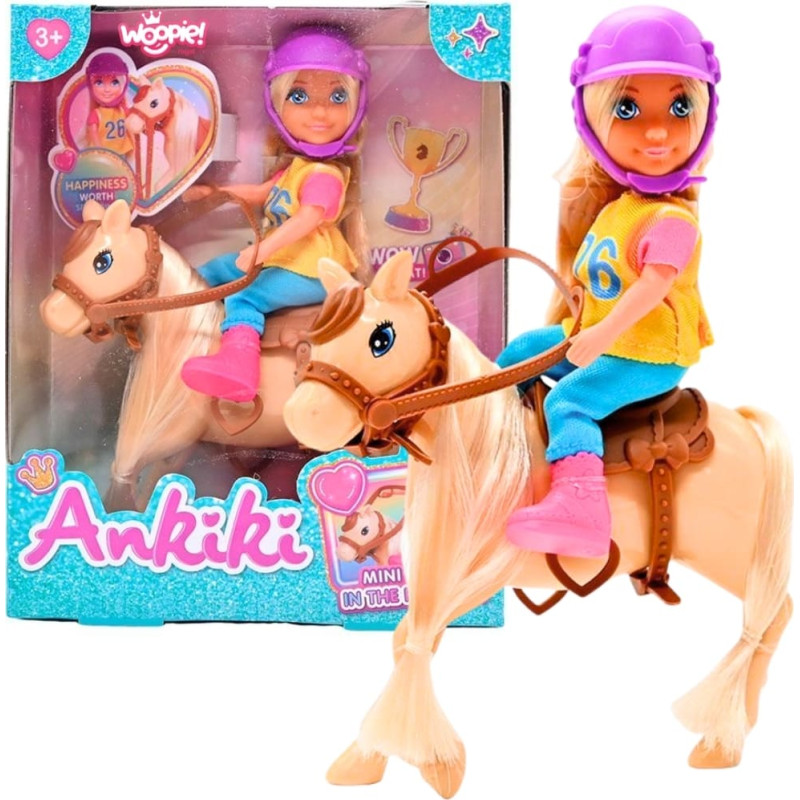 Woopie ROYAL Zestaw Laleczka Jeździec z Koniem