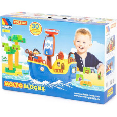 Polesie Pirate ship with block set, 30 pcs