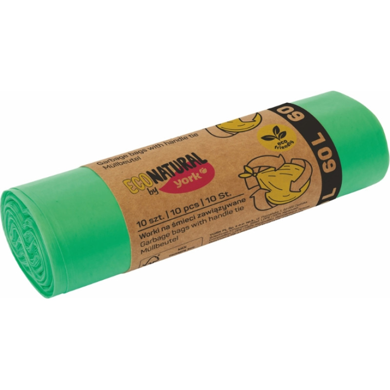 York Atkritumu maisi aizvelkami ECO 60L / 10 gab.