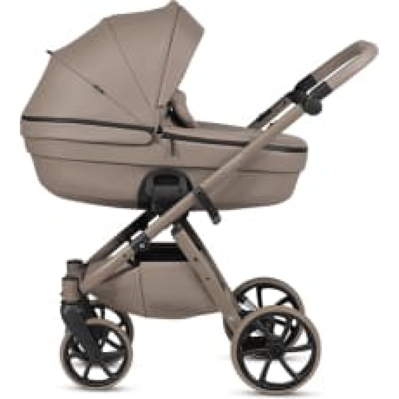 Tutis UNO6+ LEATHER 2/1 Nocciola 185 stroller