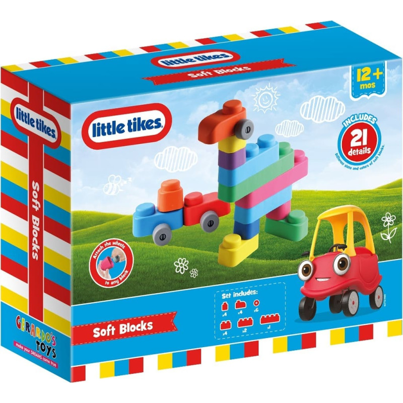 Little Tikes Pehmete klotside komplekt 21 tk