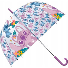 Kids Euroswan - Akcesoria Licencyjne TRANSPARENT BELL UMBRELLA 46CM STITCH