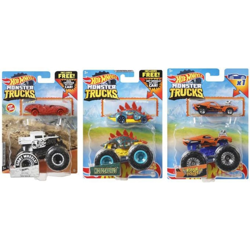 Hot Wheels Monster Trucks autode komplekt