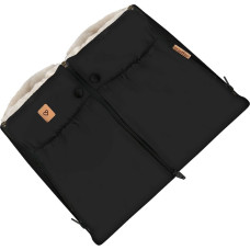 Two-parts hand muffs Aspen black