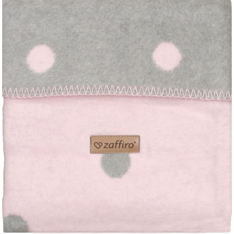 Cotton blanket Bari 75x100cm baby pink