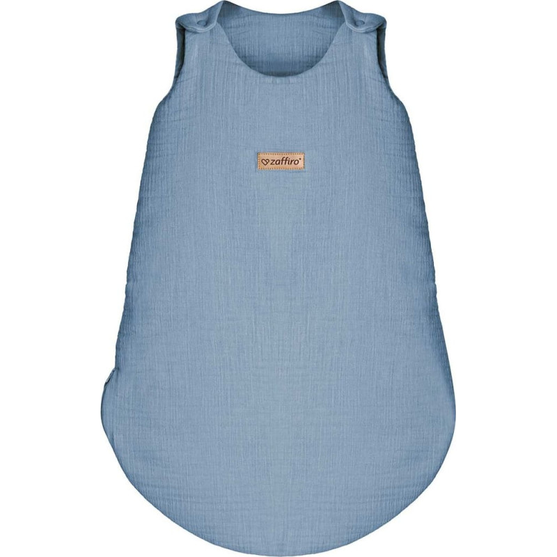 Sleeping bag muslin 1,5 TOG Malaga 6-12m baby blue