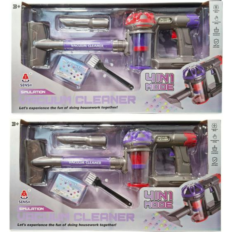 Other 10671 ZABAWKA ODKURZACZ RĘCZNY NA BATERI