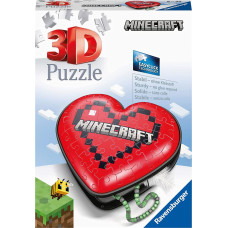 Ravensburger 3D puzzle heart-shaped jewelry box Minecraft