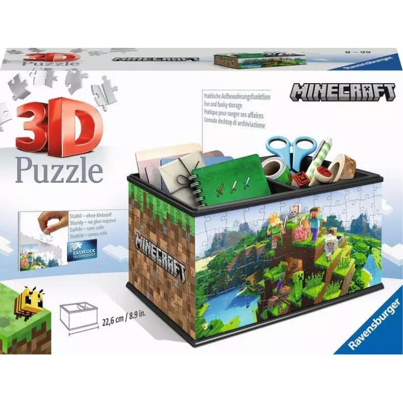 Ravensburger 3D puzzle jewelry box Minecraft