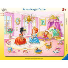 Ravensburger Flat puzzle 8–17 pcs. Princesses and Puppies 3+