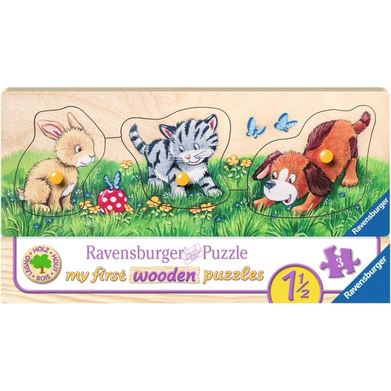 Ravensburger Wooden puzzle – Cute Baby Animals