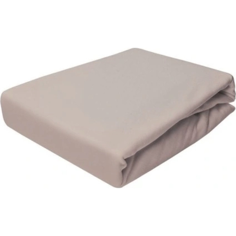 Atk Kieczmerscy Palags trikotāžas ar gumiju 120x60 cm CAPPUCINO (1074)