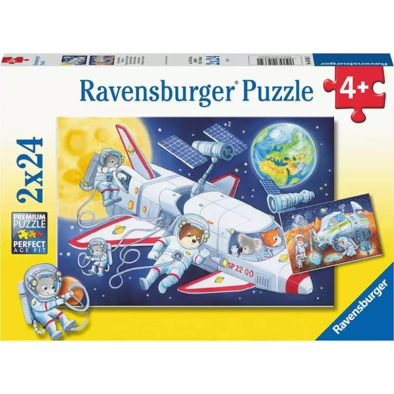 Ravensburger Puzzle 2x24 pcs Journey Through Space