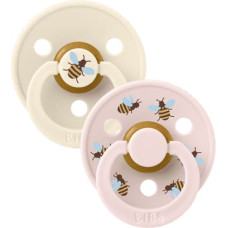Bibs Studio Collection Colour Round &ndash; Urban Garden Bumblebee Ivory Mix 6-18m 2pcs