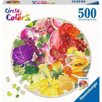 Ravensburger dėlionė 500 detalių – Spalvų ratas: Vaisiai ir daržovės