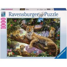 Ravensburger Puzzle 1000 Leopard Family