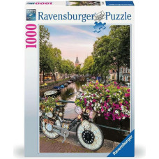 Ravensburger Puzzle 1000 Bicycle and Flowers in Amsterdam
