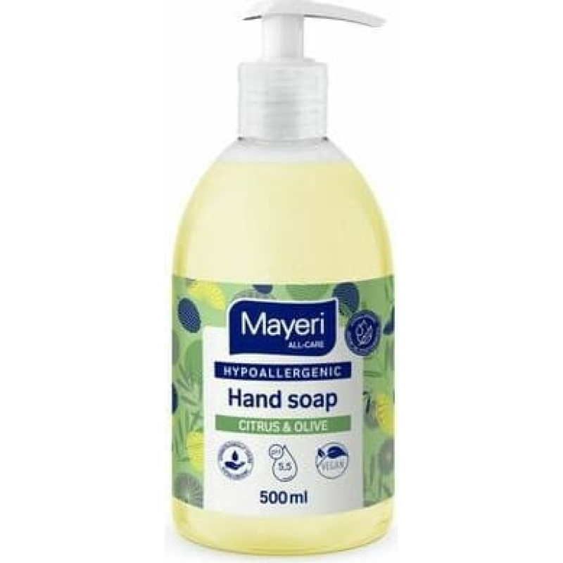 Mayeri Hypoallergenic liquid soap Citrus & Olive 500ml