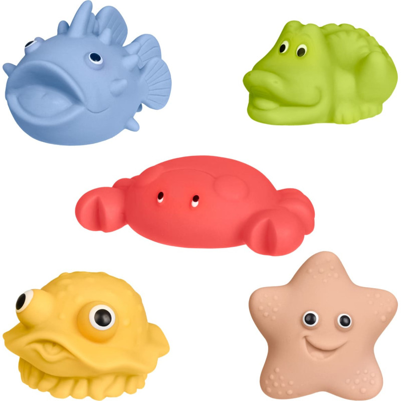 Tullo 522 Zwierzątka do kąpieli 5szt. bez dziurki Higieniczne