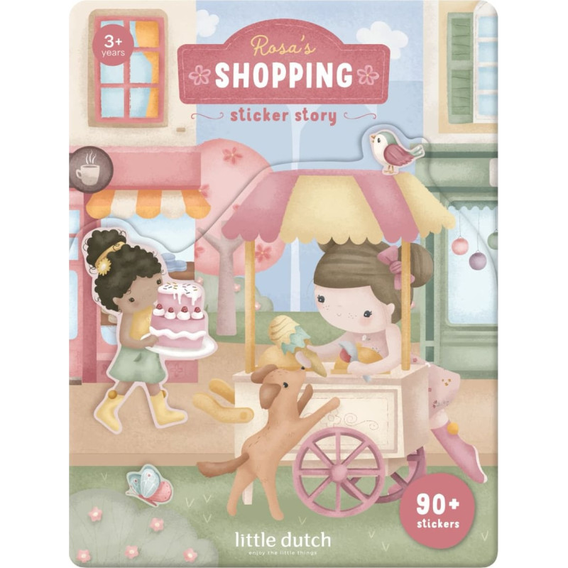 Little Dutch Sticker Story Booklet Rosa & Friends