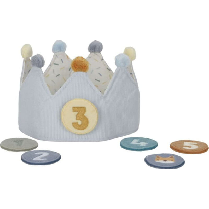 Little Dutch Birthday Crown with Numbers Blue