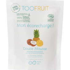 Toofruit Douce Mousse organic soap-free facial cleansing foam for kids with pineapple and coconut &ndash; refill, 100 ml
