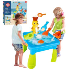 Woopie Stolik Wodny 2w1 Piaskownica Kaczuszka Wodospad 9 akc.