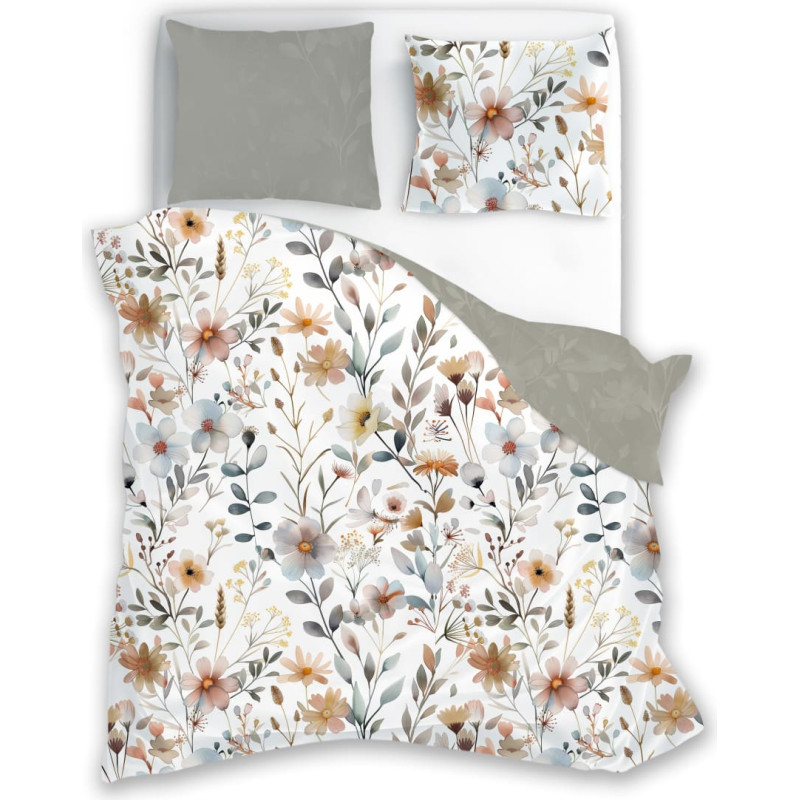 POŚCIEL KPL.140X200+70X90 BOHO 006 SATYNA BAW.