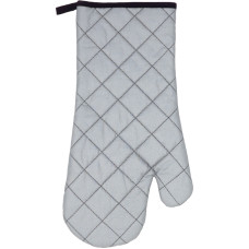 Asi Collection Karstumizturīgs cimds grilam 18x38cm sudraba krāsā/melnas &scaron;uves