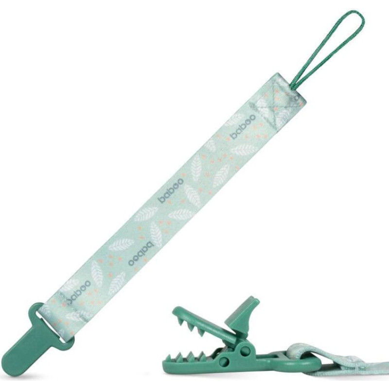 Baboo Textile pacifier holder Peachy Keen, 0+ months