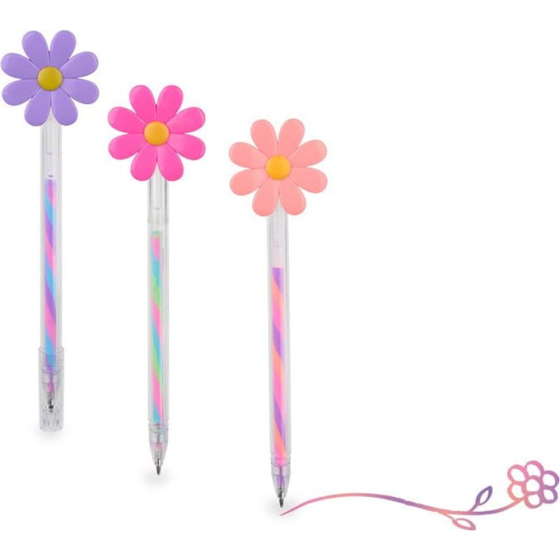 Trendhaus Gelinis ra&scaron;iklis su keičiamomis spalvomis &ndash; Gėlė (1 vnt., 3 dizainai)