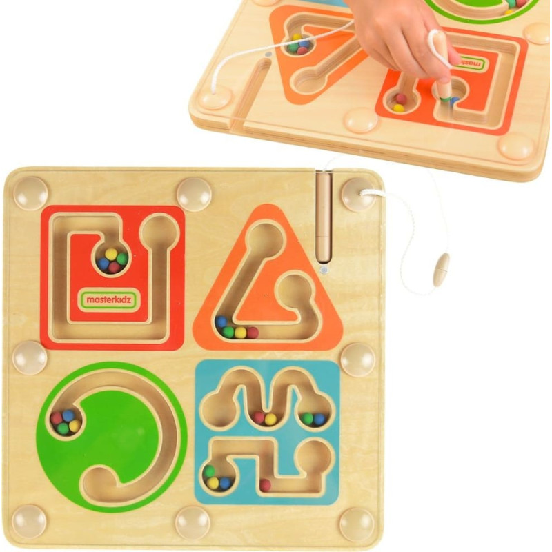 Masterkidz Wooden Magnetic Maze - Writing and Motor Skills