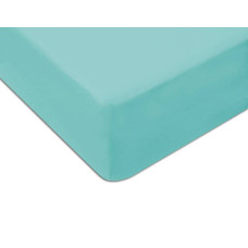 Miniania ūdensnecaurlaidīgs jersey palags, 140 × 70 cm, tirkīza