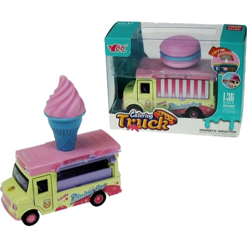 Other 29338 Food Truck, 11 cm, metalinis, su pavara, šviesa ir garsu