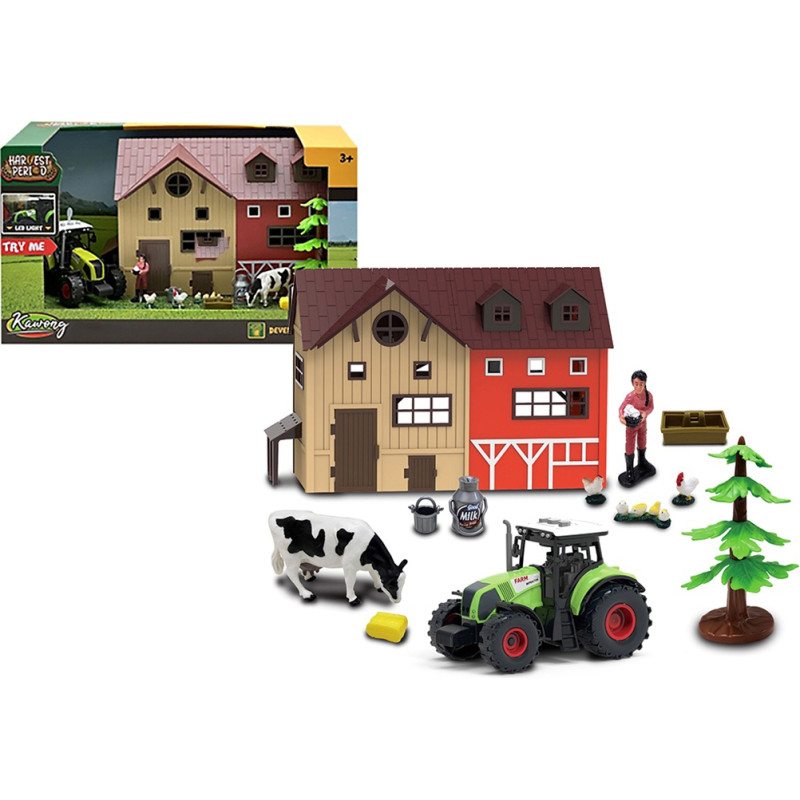 Artyk 180644 Zestaw Farma z traktorem 12 el.