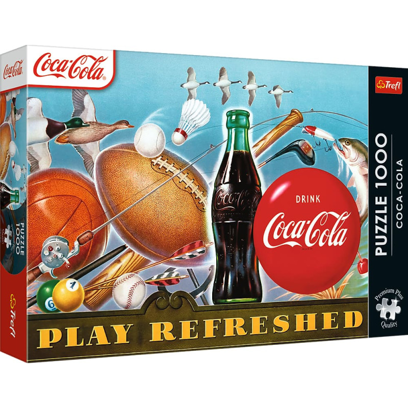 Trefl PREMIUM PLUS 1000 det. dėlionė &bdquo;Coca-Cola: Play Refreshed&ldquo;
