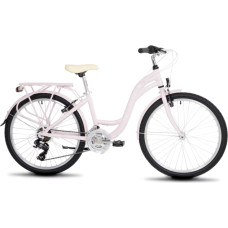 Romet Girls' bicycle ROMET Panda 1, 24" purple-white