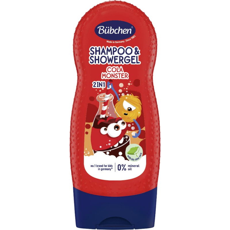 Bubchen 18000820 Shampoo and shower gel &ldquo;Cola Monster&rdquo;, 230 ml