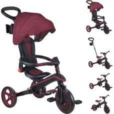 Globber tricycle Explorer Trike Foldable 4in1, burgundy, 732-202-2