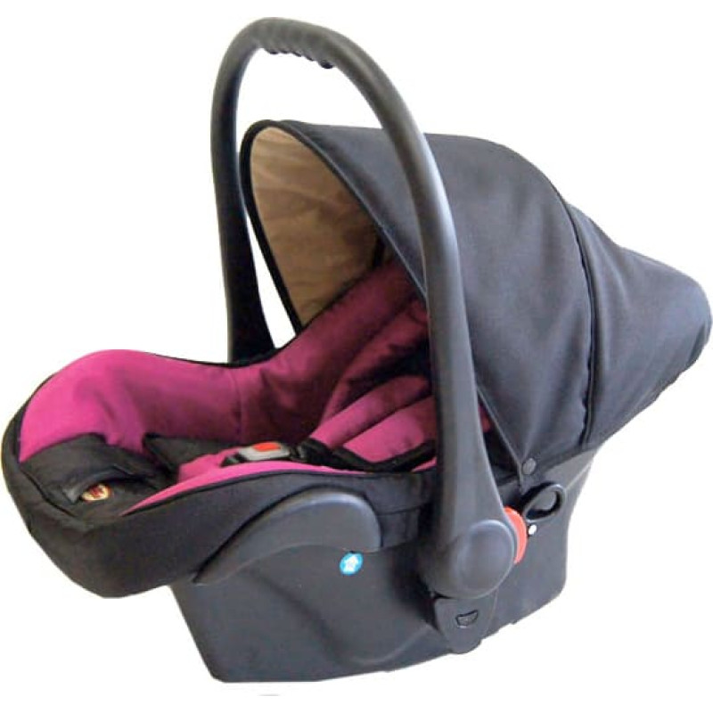 Baby Fashion Car seat 0-13kg Isofix + adaptor, Black fuchsia