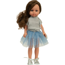Arias lėlė mergaitė Carlota mėlynu sijonėliu, 36 cm