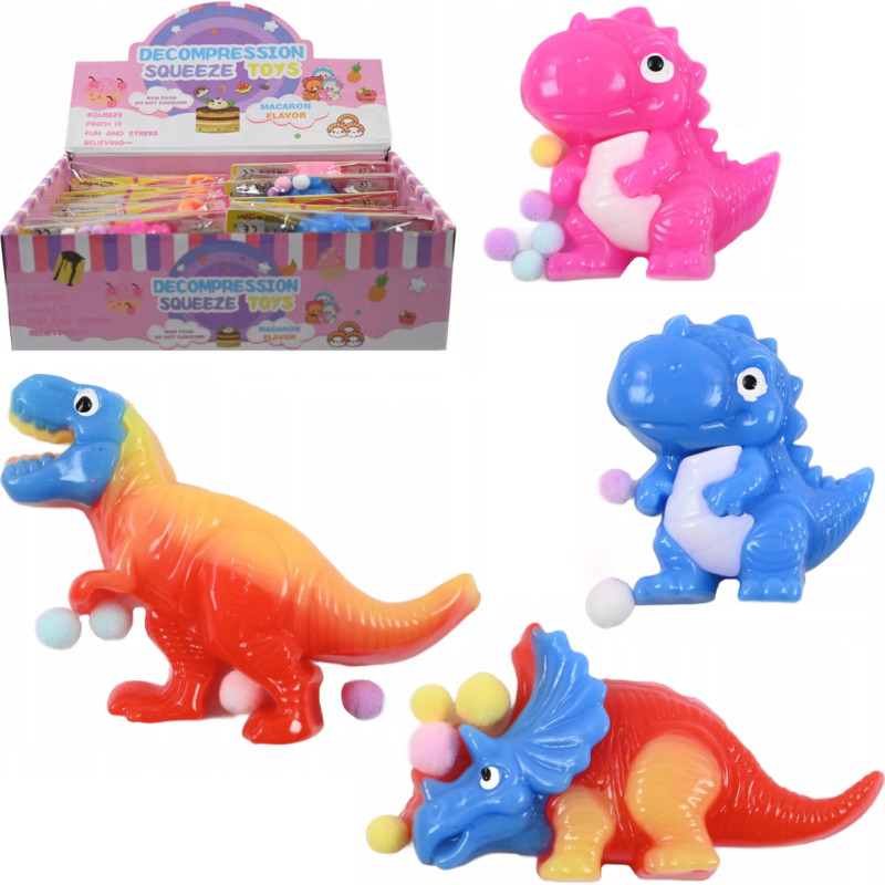 GNIOTEK SQUISHY DINOZAUR 4 WZORY